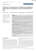 Sensitivity of a Hymenoptera serological immunoglobulin (Ig)E assay for the diagnosis of venom hypersensitivity in dogs