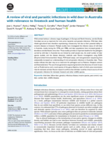 A review of viral and parasitic infections in wild deer in Australia with relevance to livestock and human health