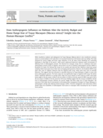 Does anthropogenic influence on habitats alter the activity budget and home range size of toque macaques (macaca sinica)? Insight into the human-macaque conflict