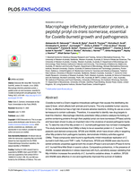 Macrophage infectivity potentiator protein, a peptidyl prolyl cis-trans isomerase, essential for Coxiella burnetii growth and pathogenesis
