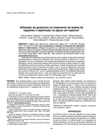 Utilização da glutamina no tratamento de lesões de isquemia e reperfusão no jejuno em eqüinos