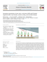 Increasing concentration of pure micro- and macro-LDPE and PP plastic negatively affect crop biomass, nutrient cycling, and microbial biomass