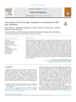 Cross domain 2D-3D descriptor matching for unconstrained 6-DOF pose estimation