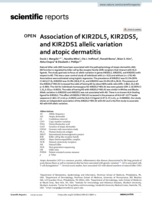Association of KIR2DL5, KIR2DS5, and KIR2DS1 allelic variation and atopic dermatitis
