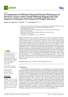 A comparison of different Stomatal Density Phenotypes of Hordeum vulgare under varied watering regimes reveals superior Genotypes with enhanced drought tolerance