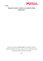 Response of potato varieties to an episode of high temperature