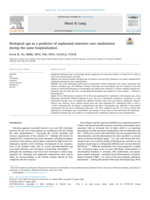 Biological age as a predictor of unplanned intensive care readmission during the same hospitalization