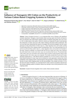 Influence of Transgenic (Bt) Cotton on the Productivity of Various Cotton-Based Cropping Systems in Pakistan