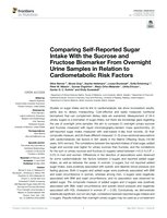 Comparing Self-Reported Sugar Intake With the Sucrose and Fructose Biomarker From Overnight Urine Samples in Relation to Cardiometabolic Risk Factors