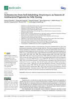 Actinomycins from Soil-Inhabiting Streptomyces as Sources of Antibacterial Pigments for Silk Dyeing