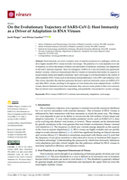 On the Evolutionary Trajectory of SARS-CoV-2: Host Immunity as a Driver of Adaptation in RNA Viruses