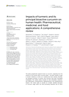 Impacts of turmeric and its principal bioactive curcumin on human health: Pharmaceutical, medicinal, and food applications: A comprehensive review