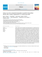 Using x-ray micro computed tomography to quantify intracochlear fibrosis after cochlear implantation in a Guinea pig model