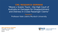 Moore v Scenic Tours- The High Court on Damages for Disappointment and Distress in Cruise Passenger Claims