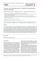 Venomius, a new monotypic genus of Australian orb-weaving spiders (Araneae, Araneidae)