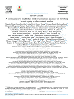 A scoping review establishes need for consensus guidance on reporting health equity in observational studies