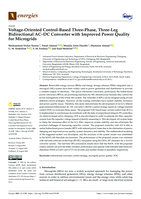 Voltage-Oriented Control-Based Three-Phase, Three-Leg Bidirectional AC–DC Converter with Improved Power Quality for Microgrids