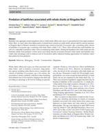 Predation of baitfishes associated with whale sharks at Ningaloo Reef