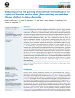 Evaluating aerial net gunning and chemical immobilisation for capture of invasive sambar deer (Rusa unicolor) and red deer (Cervus elaphus) in alpine Australia
