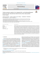 Techno-economic analysis of an integrated bio- and hydrometallurgical process for base and precious metal recovery from waste printed circuit boards
