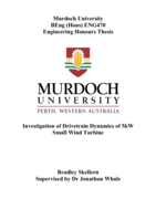 Investigation of Drivetrain Dynamics of 5kW Small Wind Turbine