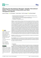 Selecting from the fisheries managers’ tool-box: Recreational fishers’ views of stock enhancement and other management options