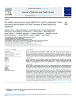 Do mobile phone surfaces carry SARS-CoV-2 virus? A systematic review warranting the inclusion of a “6th” moment of hand hygiene in healthcare