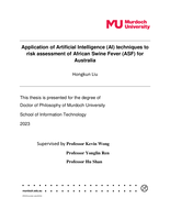 Application of Artificial Intelligence (AI) techniques to risk assessment of African Swine Fever (ASF) for Australia