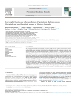 Overweight/obesity and other predictors of gestational diabetes among Aboriginal and non-Aboriginal women in Western Australia