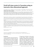 Facial soft tissue norms in Caucasians using an innovative three-dimensional approach