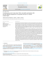 Crowdsourcing social values data: Flickr and public participation GIS provide different perspectives of ecosystem services in a remote coastal region