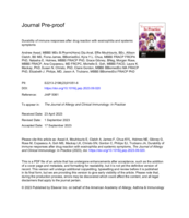 Durability of immune responses after drug reaction with eosinophilia and systemic symptoms