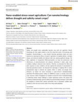 Nano‐enabled stress‐smart agriculture: Can nanotechnology deliver drought and salinity‐smart crops?