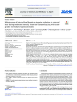 Maintenance of internal load despite a stepwise reduction in external load during moderate intensity heart rate clamped cycling with acute graded normobaric hypoxia in males