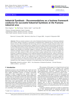 Industrial Symbiosis -Recommendations on a business framework conducive for successful Industrial Symbiosis at the Kwinana industrial area