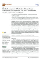Life Cycle Assessment of Production of Hydrochar via Hydrothermal Carbonization of Date Palm Fronds Biomass