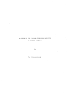 A history of the film and television institute of Western Australia