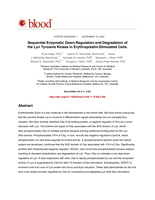 Sequential Enzymatic Down-Regulation and Degradation of the Lyn Tyrosine Kinase in Erythropoietin-Stimulated Cells