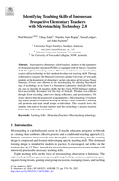 Identifying Teaching Skills of Indonesian Prospective Elementary Teachers with Microteaching Technology 2.0