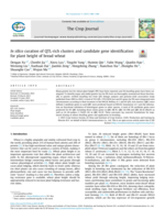 In silico curation of QTL-rich clusters and candidate gene identification for plant height of bread wheat