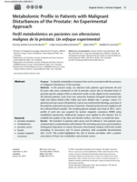 Metabolomic profile in patients with malignant disturbances of the prostate: an experimental approach