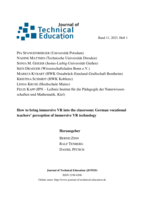 How to bring immersive VR into the classroom: German vocational teachers' perception of immersive VR technology