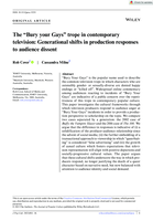 The “Bury your Gays” trope in contemporary television: Generational shifts in production responses to audience dissent