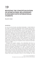 Revisiting the conceptualisation of intercultural relationships in research with international students