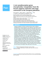 A new pseudoscorpion genus (Garypinoidea: Garypinidae) from the Eocene supports extinction and range contraction in the European paleobiota
