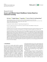 Secure and Efficient Smart Healthcare System Based on Federated Learning