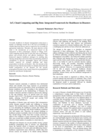 IoT, Cloud Computing and Big Data: Integrated Framework for Healthcare in Disasters