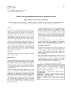 TADAA: Towards Automated Detection of Anaesthetic Activity