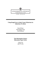 Using rough sets to study expert behaviour in induction of labour