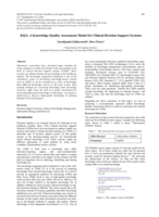 KQA: A Knowledge Quality Assessment Model for Clinical Decision Support Systems